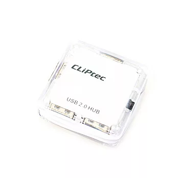 CLiPtec 彩色方塊酥 USB Port Hub集線器-經典白經典白