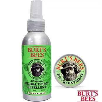 Burt”s Bees 超值戶外防蚊組 ~ 神奇紫草霜15g + 檸檬草防蚊液118ml