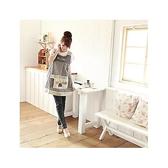 和風系晒衣圍裙-藍色