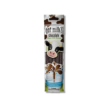 牛奶呢 天然巧克力風味吸管-6入裝巧克力