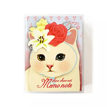 Jetoy,choo choo cat 甜蜜貓Memo筆記本(480P)_florist