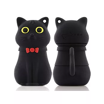 BONE /Cat Driver 8G 優雅貓造型隨身碟 - 黑色