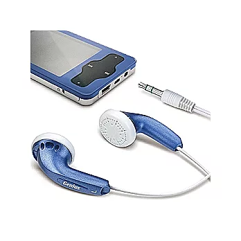 Genius GHP-200V 立體聲耳塞式隨身耳機 (璀璨藍)
