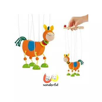 Selecta 彩色木馬懸絲魁儡玩偶