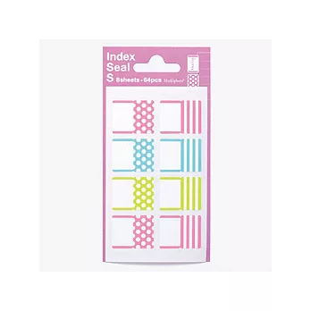 MARK’S法式優雅圓點索引貼紙-小(粉紅藍草綠)