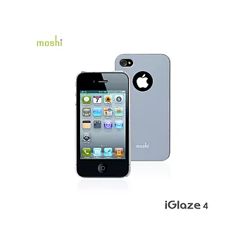 Moshi iGlaze 4 -iPhone 4 專用超薄時尚保護背殼(銀)