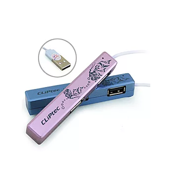 CLiPtec Ezee USB Port Hub -甜美粉