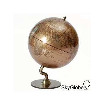 【SkyGlobe】5吋金色時尚地球儀(英文版)