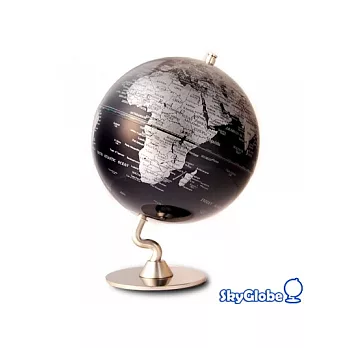 【SkyGlobe】5吋深藍色金屬底座地球儀(英文版)