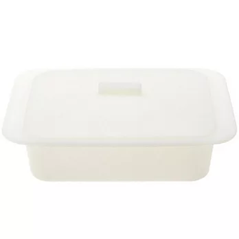 [MUJI 無印良品]矽膠調理盒/白/大
