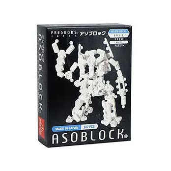 ASOBLOCK日系積木《基礎系列》252W白色石巨人