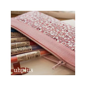 uhplus 小花園筆袋系列-杏花林粉紅