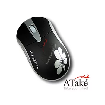 ATake 2.4G無線幸運鼠(NANO)-黑色