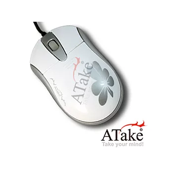 ATake 有線幸運鼠-白