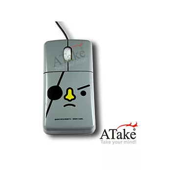 ATake 豆腐先先親子包(滑鼠+鼠墊)-海盜