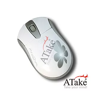 ATake 2.4G無線幸運鼠(NANO)-白色