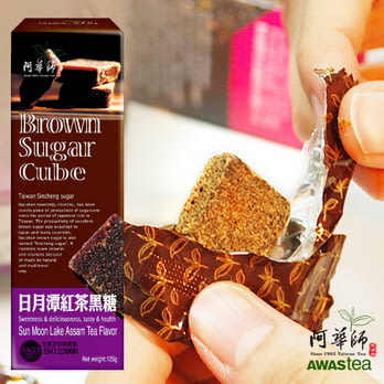【阿華師茶業】日月潭紅茶小黑糖x1盒(125g/盒)