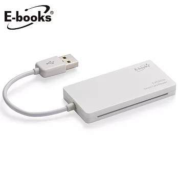 E-books T10 口袋餅乾ATM晶片讀卡機(白)
