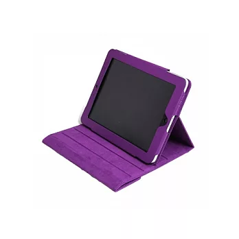GGMM iPad 多角度皮革保護套 (紫色)