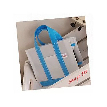 Sanpo 938 小托特手提25K書衣-俏皮系列-天藍