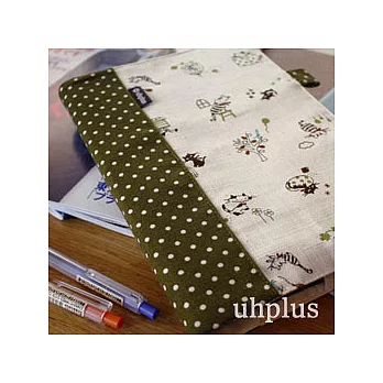 uhplus 遊園地書衣系列-小貓溜躂綠