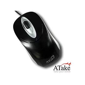 ATake 雅緻系列3D有線光學鼠-黑