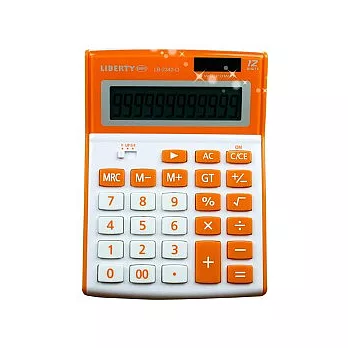 利百代12位數亮彩計算機(LB-2342)(橘色)