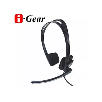 i-Gear 168V 頭戴式遊戲多媒體耳機麥克風-黑色