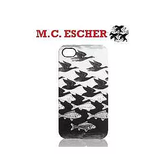 Escher 鳥，魚幾何圖， iPhone 4