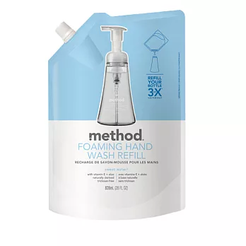 Method 美則水甜心天然泡沫洗手露(補充包) 828ml