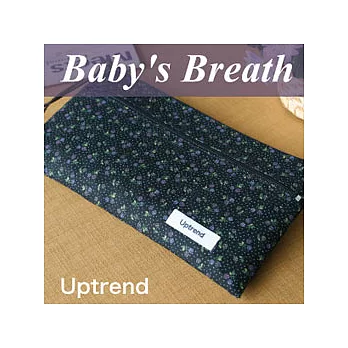 uptrend雙層筆袋.紫色滿天星