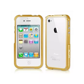 ALUMI iPhone4 專用航太鋁合金保護框《金色》