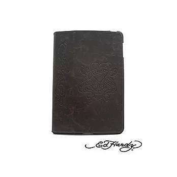 Ed Hardy LKS刺青皮革保護殼(褐)，iPad2