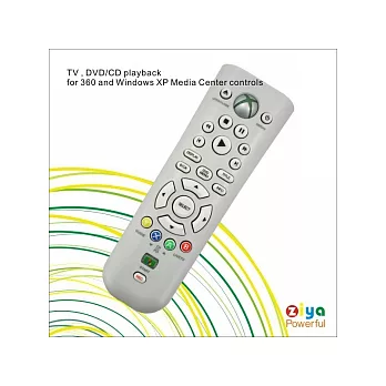 [ZIYA]XBOX 360 DVD多媒體遙控器(輕巧型一入)