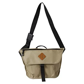 [MUJI 無印良品]PU加工聚纖迷你肩背包米色米色