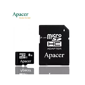 Apacer 宇瞻 8GB MicroSDHC Class4 記憶卡