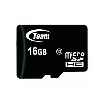 十銓 Team MicroSDHC 16GB Class10 記憶卡(附SD轉卡)