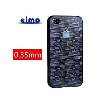 eimo iPhone4 0.35mm極致輕薄保護殼—馬賽克個性圖紋