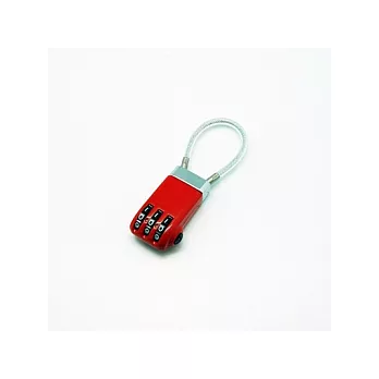 USB 兩用旅行鎖 (紅色)