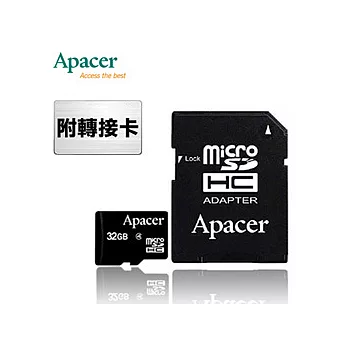 Apacer 宇瞻 32GB MicroSDHC Class4 卡