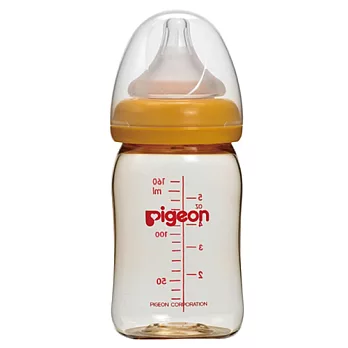 日本貝親-新寬口母乳實感PPSU奶瓶160ml/橘