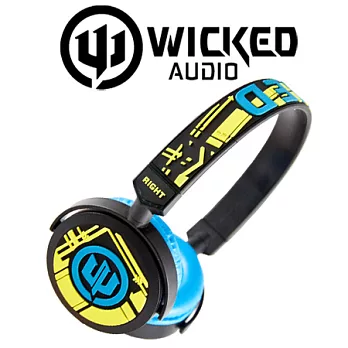 美國 Wicked Audio WI-8310頭戴式耳機黃藍
