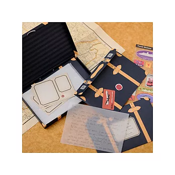 MARK’S行李箱信封信紙組(海軍藍)