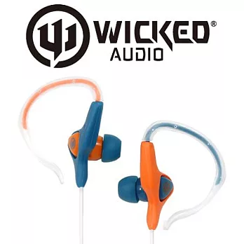 美國 Wicked Audio WI-2001 耳掛式耳機橘藍