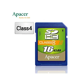 Apacer 宇瞻 16G SDHC Class4 記憶卡