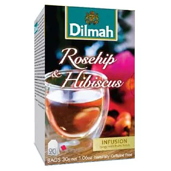 Dilmah帝瑪 玫瑰果茶 20入(超商取貨)