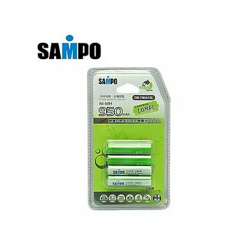 SAMPO4號低自放充電電池AAA950mAh*4入