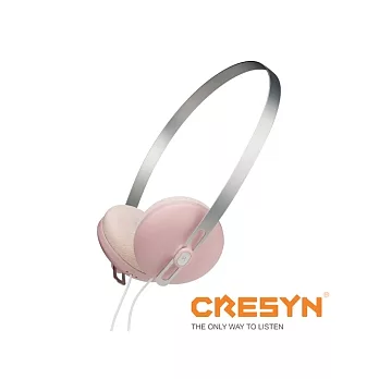 CRESYN 可立新 C300H (馬卡龍耳機 Pastel) 耳罩式耳機 - 粉紅