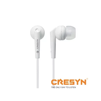 CRESYN 可立新 C260E 隔音耳塞式耳機 - 白