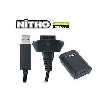 【NITHO】XBOX 無線搖桿延長線充電電池組